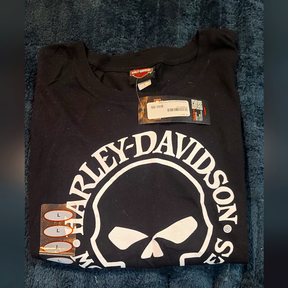 BRAND NEW Harley-Davidson Black Short Sleeve Tee
